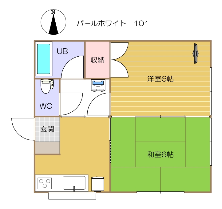 101号室(間取り)