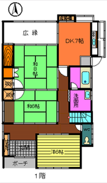 1階(間取り)